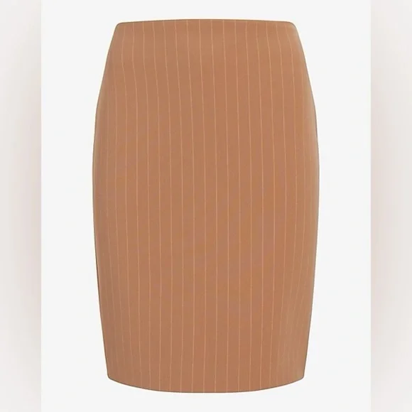 NWOT Express Editor High Waisted Pinstripe Pencil Skirt - Picture 4 of 9